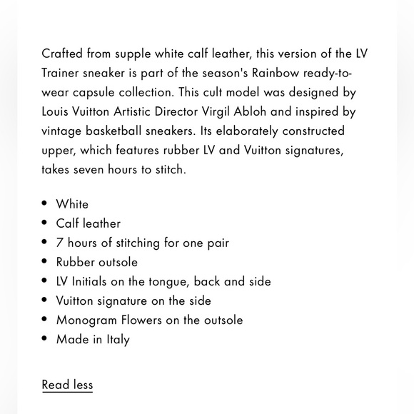 Louis Vuitton training sneaker - Picture 8 of 14